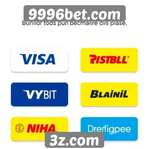 Métodos de pagamento aceitos no site 9996bet